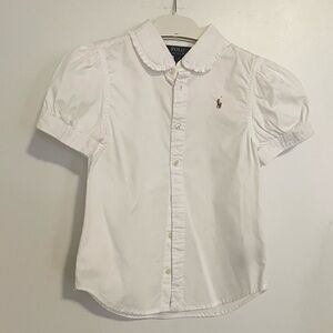 Polo by Ralph Lauren White Short Sleeve Shirt